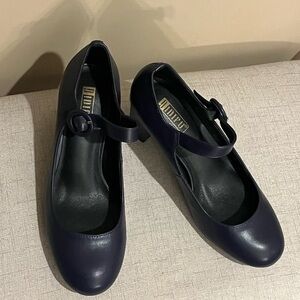 IDIFU Navy Mary Jane Heels
